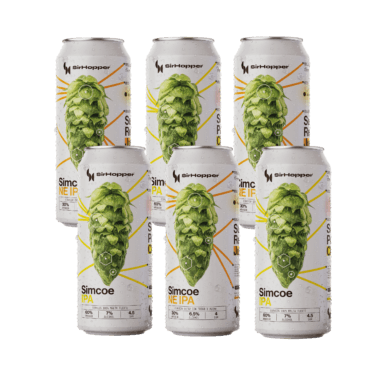 Pack Simcoe SirHopper IPA Day 2026: 3 latas American IPA y 3 latas NEIPA, kit comparación lúpulo Simcoe cerveza artesanal Argentina